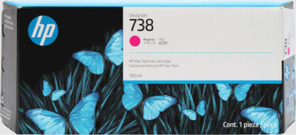 HP 738 Γνήσιο Μελάνι Εκτυπωτή InkJet Ματζέντα (676M7A)