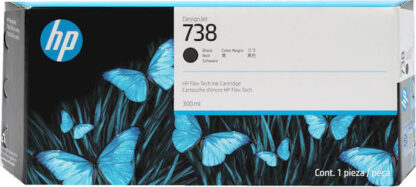 HP 738 Γνήσιο Μελάνι Εκτυπωτή InkJet Μαύρο (498N8A)
