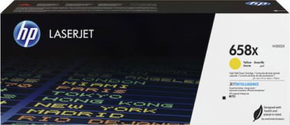HP 658X Γνήσιο Toner Laser Εκτυπωτή Κίτρινο High Yield 28000 Σελίδων (W2002X)