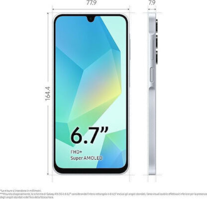 Smartphone Samsung A166 4-128 LGY 6,7" 4 GB RAM 128 GB Γκρι