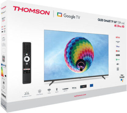 Thomson Smart Τηλεόραση 55" 4K UHD QLED 55QG4S14 (2024)