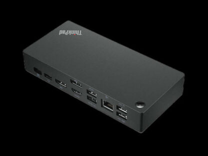 Lenovo ThinkPad Universal 90W USB-C Docking Station με HDMI/DisplayPort 4K PD Ethernet και συνδεση 3 Οθονών Μαύρο