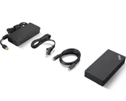 Lenovo ThinkPad Universal 90W USB-C Docking Station με HDMI/DisplayPort 4K PD Ethernet και συνδεση 3 Οθονών Μαύρο