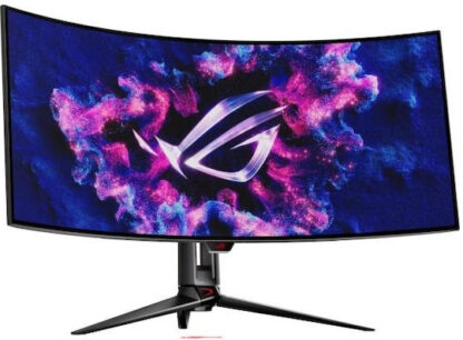 Asus ROG Swift OLED PG39WCDM Ultrawide OLED HDR Curved Gaming Monitor 39" QHD 3440x1440 240Hz με Χρόνο Απόκρισης 0.03ms GTG