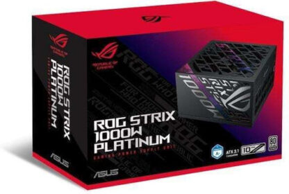 Asus ROG STRIX 1000 1000W Μαύρο Τροφοδοτικό Υπολογιστή Full Modular 80 Plus Titanium