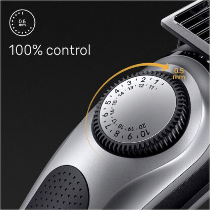 Braun Trimmer Μηχανή Επαναφορτιζόμενη Black / Space Grey BT7420