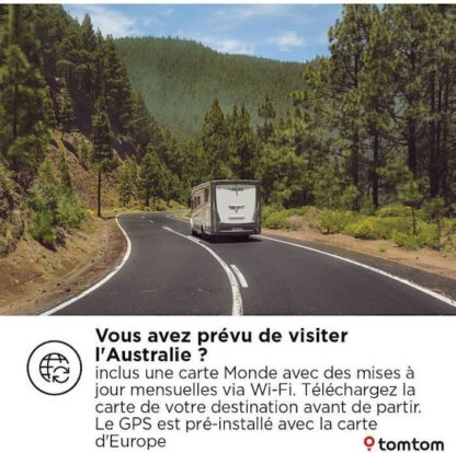 TomTom Συσκευή Πλοήγησης GPS Go Camper Max με Οθόνη 7" Bluetooth / Wi-Fi / USB & Card Slot Κωδικός: 1YD7.002.30
