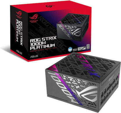 Asus ROG STRIX 1000 1000W Μαύρο Τροφοδοτικό Υπολογιστή Full Modular 80 Plus Titanium