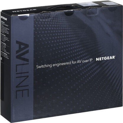 NetGear GSM4248PX Managed L3 PoE+ Switch με 40 Θύρες Gigabit (1Gbps) Ethernet και 8 SFP Θύρες