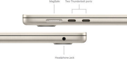 Apple MacBook Air 15.3" (2024) Retina Display (M3-8-core/24GB/512GB SSD) Starlight (US Keyboard)