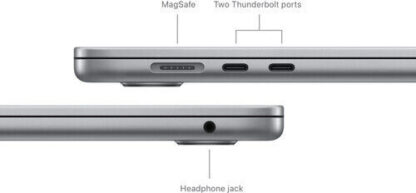 Apple MacBook Air 15.3" (2024) Retina Display (M3-8-core/24GB/512GB SSD) Space Gray (US Keyboard)
