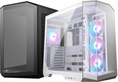 MSI MAG PANO 100R PZ Gaming Midi Tower Κουτί Υπολογιστή με RGB Φωτισμό Λευκό