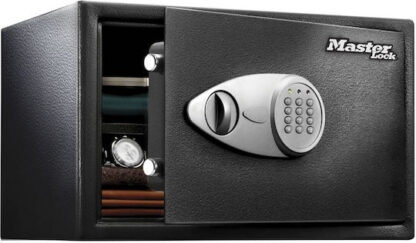 Master Lock X125ML Χρηματοκιβώτιο με Κλειδί και Δακτυλικό Αποτύπωμα Διαστάσεων Μ27xΠ43xΥ37cm με Βάρος 12.2kg
