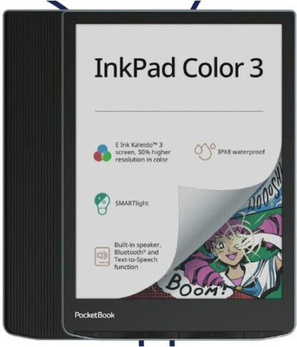Pocketbook InkPad Color 3 με Οθόνη Αφής 7.8" (32GB) Μαύρο