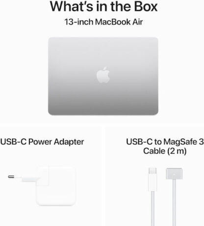 Apple MacBook Air 13.6" (2024) Retina Display (M3-8-core/16GB/512GB SSD) Silver (IT Keyboard)