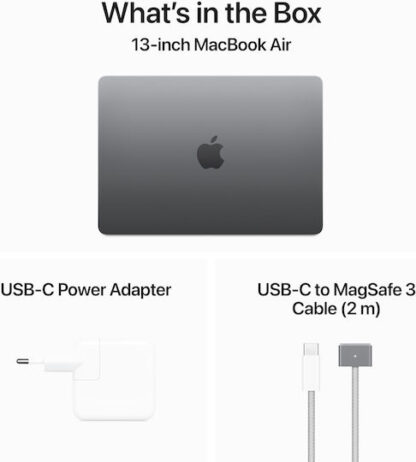 Apple MacBook Air 13.6" (2024) Retina Display (M3-8-core/16GB/512GB SSD) Space Gray (IT Keyboard)