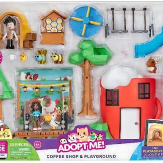 Adopt me - Cuccioli da Amare-coffe shop playset con 2 cuccioli esc.+ mini doll