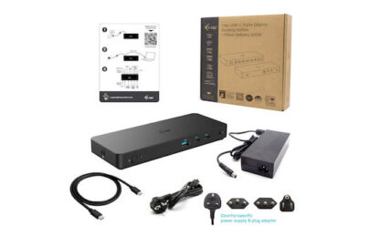 i-tec Gen 2 Pro Thunderbolt 4 Docking Station με HDMI/DisplayPort 4K PD Ethernet και σύνδεση 3 Οθονών Μαύρο