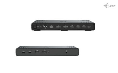 i-tec USB-C Docking Station με HDMI/DisplayPort 4K PD Ethernet και σύνδεση 3 Οθονών Μαύρο (C31TRIPLE4KDOCKPDIT)