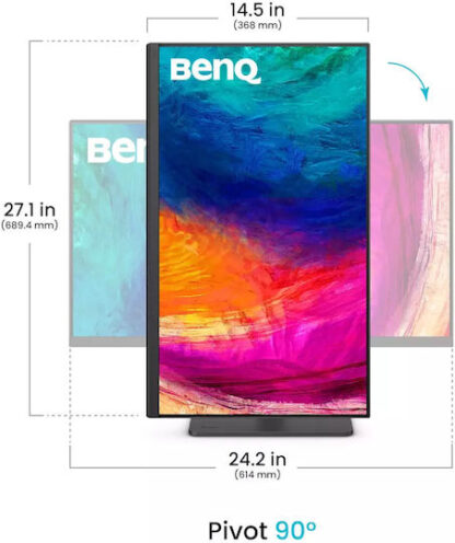 BenQ PD2706QN IPS HDR Monitor 27" QHD 2560x1440 με Χρόνο Απόκρισης 5ms GTG