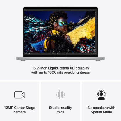 Apple MacBook Pro 16" (2024) 16.2" Retina Display 120Hz (M4-Pro 14‑core/48GB/512GB SSD) Silver (IT Keyboard)