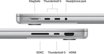 Apple MacBook Pro 14" (2024) 14.2" Retina Display 120Hz (M4-Pro 14‑core/24GB/1TB SSD) Silver (IT Keyboard)