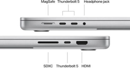 Apple MacBook Pro 16" (2024) 16.2" Retina Display 120Hz (M4-Max 14‑core/36GB/1TB SSD) Silver (IT Keyboard)