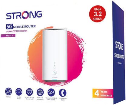 Strong Ασύρματο 5G Router Wi‑Fi 6 με 2 Θύρες Ethernet