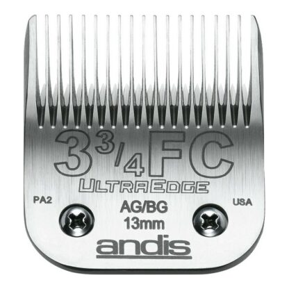 Λεπίδες ξυριστικής μηχανής Andis 3 3/4FC Χάλυβας Chrome