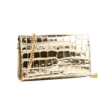 Τσάντα Ώμου Michael Kors 32F4GJ6C8K-PALE-GOLD Χρυσό 22 x 14 x 6 cm