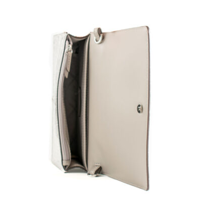 Τσάντα Ώμου Michael Kors 32F4SJ6C8K-SILVER Γκρι 22 x 14 x 6 cm