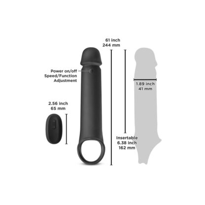 Μανίκι πέους NS Novelties Renegade Μαύρο Ø 4,4 cm