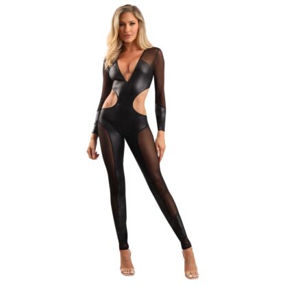 Ολόσωμο body Fantasy Lingerie Μαύρο L/XL
