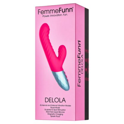 Δονητής σημείου G FemmeFunn Delola Ροζ