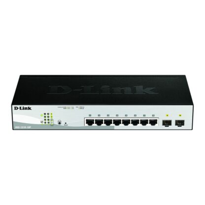 D-Link DGS-1210-10P/E v1 Managed L2 PoE Switch με 8 Θύρες Gigabit (1Gbps) Ethernet και 2 SFP Θύρες