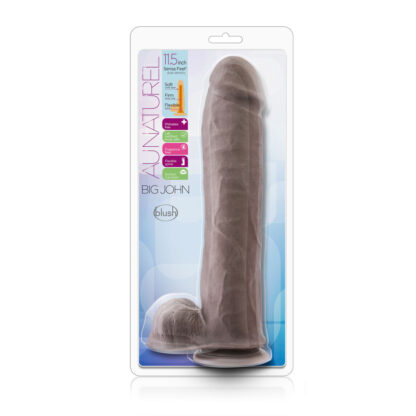 Ρεαλιστικός φαλλός Blush Au Naturel TPE Ø 6 cm (23,5 cm)