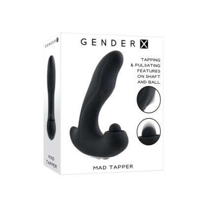 Δονητής σημείου G Gender X Mad Tapper Μαύρο