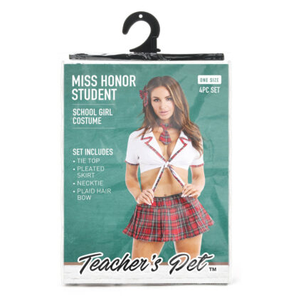 Ερωτική Στολή Teacher’s Pet Κόκκινο Ένα μέγεθος