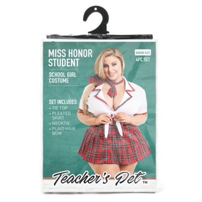 Ερωτική Στολή Teacher’s Pet School Girl Κόκκινο Queen size