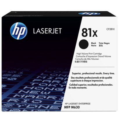 HP 81X Γνήσιο Toner Laser Εκτυπωτή Μαύρο High Yield 25000 Σελίδων (CF281X)