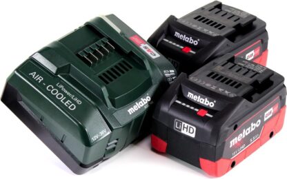 Metabo Σετ 2 Μπαταριών Εργαλείου Λιθίου 18V Χωρητικότητας 5.5Ah με Φορτιστή Κωδικός: 685122000