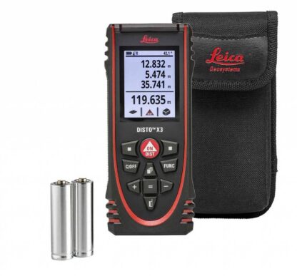 Leica Μέτρο Laser Leica Disto X3 με Δυνατότητα Μέτρησης έως 150m