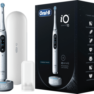 ORAL-B iO Series 10 Stardust White Electric toothbrush + iO Sense charger White