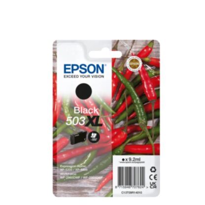 Epson 503XL Γνήσιο Μελάνι Εκτυπωτή InkJet Μαύρο (C13T09R14010)