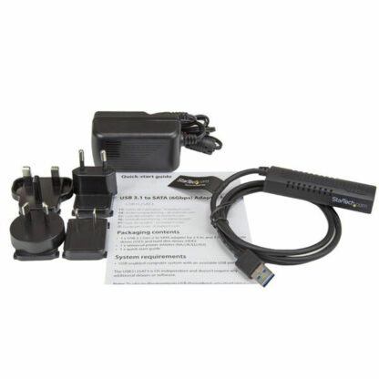Σετ Προσαρμογέα Startech USB312SAT3           Μαύρο
