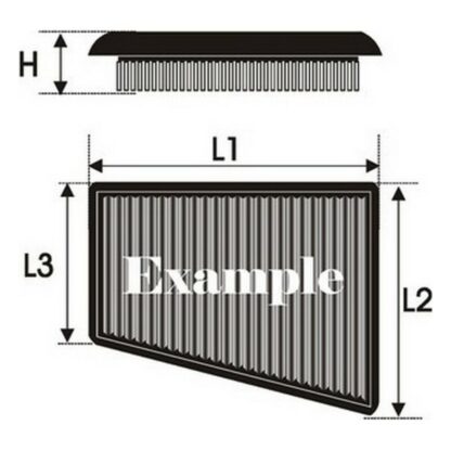 Φίλτρο αέρα Green Filters P950303