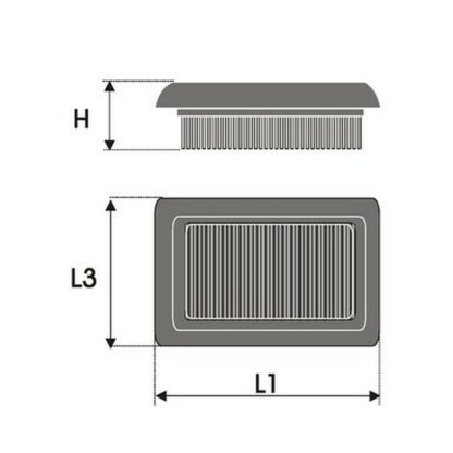 Φίλτρο αέρα Green Filters P950374