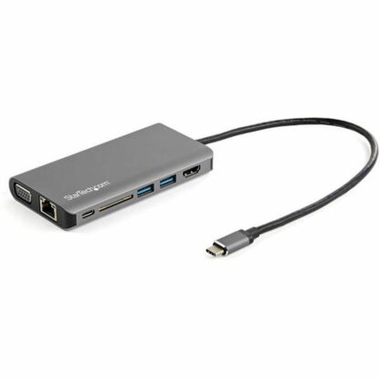 StarTech USB-C Docking Station με HDMI 4K PD Ethernet Ασημί (DKT30CHVAUSP)