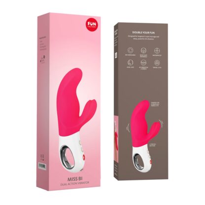 Συσκευή Δόνησης Dual Stimulation Vibe Fun Factory Miss Bi Ροζ