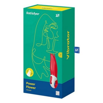 Δονητής Satisfyer Power Flower Κόκκινο
